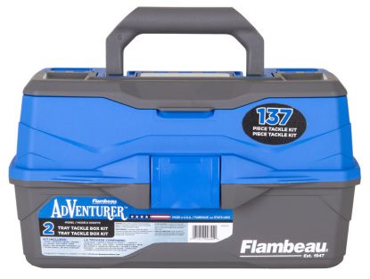 FLAMBEAU CAJA PARA SEÑUELOS ADVENTURER DOS CHAROLAS 6382TD (137 PIEZAS)
