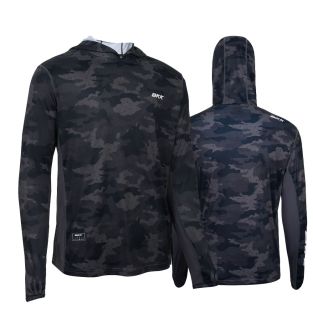 BKK PERFORMANCE JERSEY MANGA LARGA HOODED CAMO