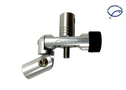 CARTEL CONECTOR V-BAR CX-411 PLATA MOD. 411000