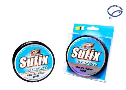 SUFIX LINEA SYNERGY 14 LBS/ 330 YDS., DIA. .30 MM, CLEAR
