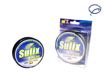SUFIX LINEA XCELON 13.6 LBS/ 330 YDS., DIA. .28 MM, CLEAR