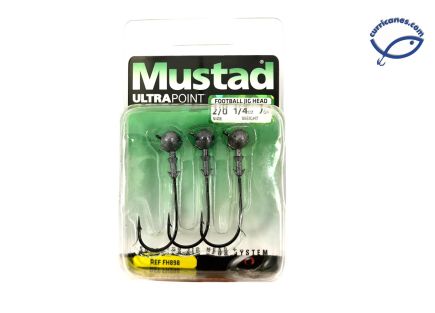 MUSTAD JIGHEAD FOOTBALL ELITE 1X STRONG FH898