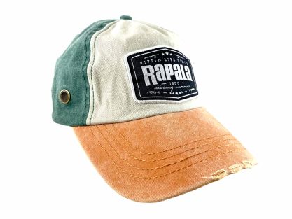 RAPALA GORRA CREMA/ARENA/VERDE GORATRIV3