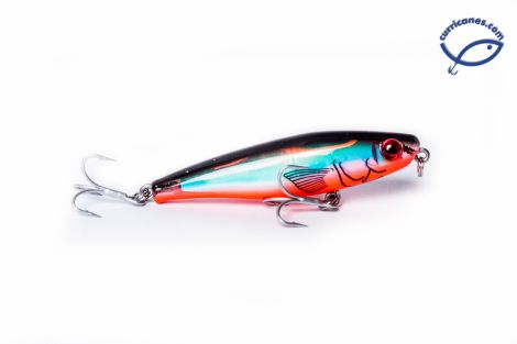 808-BLACK BACK, ORANGE BELLY, SILVER LUMINESCENCE