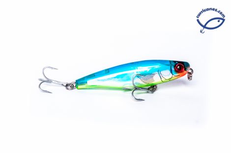 CHBL-BLUE BACK, CHARTREUSE BELLY, SILVER LUMINESCENCE