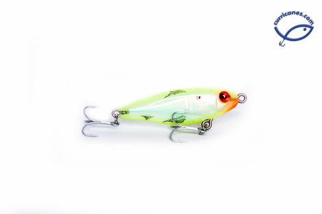 CH-FLUORESCENT CHARTREUSE BACK & BELLY, GOLD SCALE