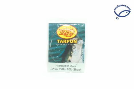 RIO LIDER TARPON FLUOROCARBONO 4 PIES SHOCK TIPPET 80 LBS