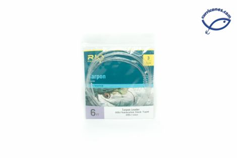 RIO LIDER TARPON FLUOROCARBONO 6 PIES (3 PIEZAS)-80