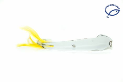 LUHR JENSEN CUCHARA PET SPOON YELLOW FEATHER
