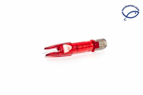 CARBON EXPRESS NOCK DE LUZ (1 PIEZA)-ROJO