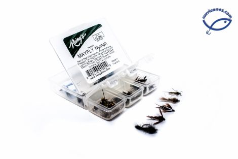 RAINYS KIT DE MOSCAS MAYFLY NYMPHS IFL902-PK (36 PIEZAS)