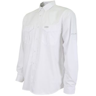 AFTCO CAMISA MANGA LARGA ORSON M46205-WHT-CHICA