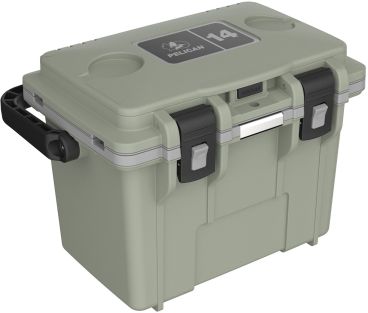 PELICAN HIELERA DE ALTO RENDIMIENTO 14QT DESERT SAGE/GREY