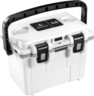 PELICAN HIELERA DE ALTO RENDIMIENTO 14QT BLANCA/GRIS