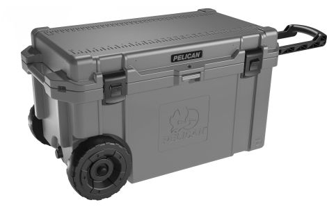 PELICAN HIELERA DE ALTO RENDIMIENTO 65QW CON RUEDAS GRIS