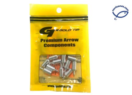 GOLDTIP PIN BUSHING PARA FLECHAS 9.3 MAX, 15.5 GR, MOD. PIN9312 (12 PIEZAS)