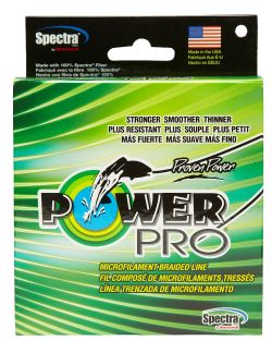 POWERPRO LINEA TRENZADA 65 LBS/100 YDS VERDE
