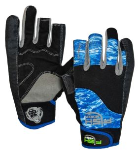 FISH MONKEY GUANTES MANEJO QUICK RELEASE BLUE WATER CAMO
