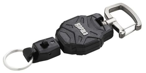 RAPALA LLAVERO RETRACTIL RCD GRANDE COLOR NEGRO