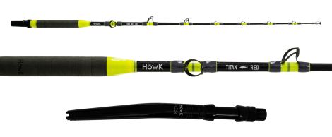 HOWK CAÑA TROLEO TITAN RED 130/200