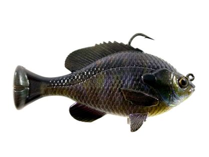 SAVAGE GEAR PULSETAIL BLUEGILL RTF 4 PULG BLACK GILL 2536