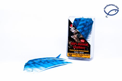 GATEWAY FEATHERS PLUMA NATURAL SHIELD 4 PULGADAS (12 PIEZAS)