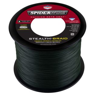 SPIDER LINEA STEALTH TRENZADA 250 LBS/1500 YDS, VERDE