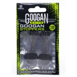 GOOGAN BAITS STOPPERS NEGROS (18 PIEZAS)