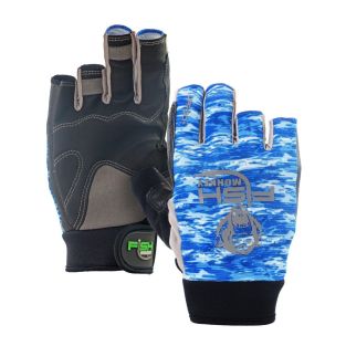 FISH MONKEY GUANTES THE CRUSHER COLOR BLUE WATER CAMO