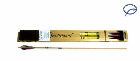 GOLDTIP FLECHA TRADITIONAL 340 MOD. TRAD340F6 (6 PIEZAS)