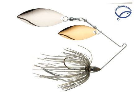WAR EAGLE SPINNERBAIT NICKEL WILLOW/WILLOW 3/4 OZ WE34NW