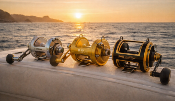 Shimano Tranx vs Avet vs Penn: Mejores Carretes Convencionales para Troleo en Agua Salada